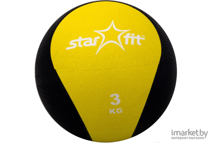 Медицинбол Starfit Pro GB-702 3кг желтый