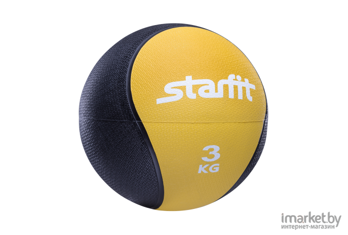 Медицинбол Starfit Pro GB-702 3кг желтый