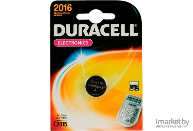 Батарейка DURACELL Lithium DL2016 BP