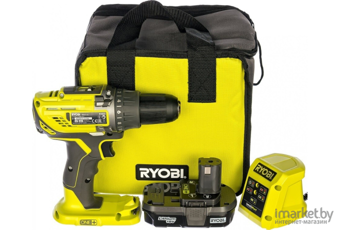 Дрель-шуруповерт RYOBI ONE+ R18DD3-215S [5133003774]