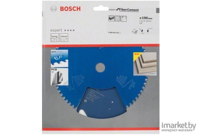 Диск пильный Bosch Expert for Fiber Cement 190x30мм 4T [2608644125]