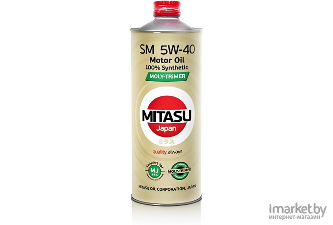 Моторное масло Mitasu Moly-Trimer SM 5W40 1л [MJ-M12-1]