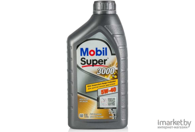 Моторное масло Mobil 1 Super 3000 X1 5W40 1л [152567]
