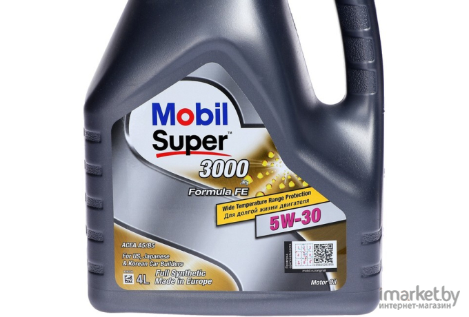 Моторное масло Mobil 1 Super 3000 X1 Formula FE 5W30 4л [152564]