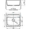 Кухонная мойка GranFest Standart GF-S605 черный