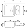 Кухонная мойка GranFest Standart GF-S615K белый