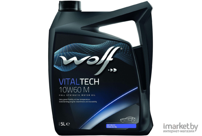 Моторное масло Wolf VitalTech 10W60 M 5л [16128/5]