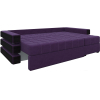 Угловой диван Mebelico Венеция 79 правый микровельвет фиолетовый 58274