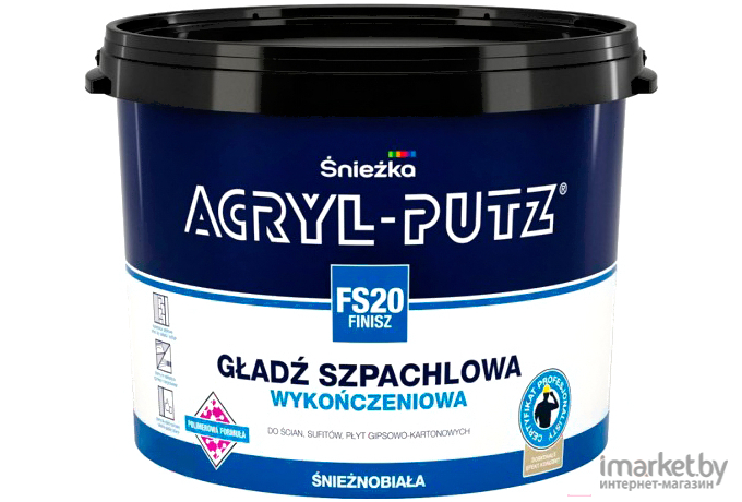 Шпатлевка Sniezka Acryl Putz FS20 Finish 17кг