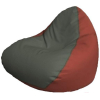 Кресло-мешок Flagman Relax P2.3-102 серый/красный
