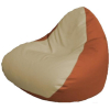 Кресло-мешок Flagman Relax P2.3-39 светло-бежевый/оранжевый