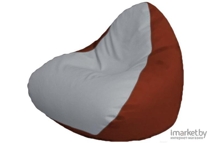 Кресло-мешок Flagman Relax P2.3-56 белый/красный