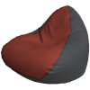 Кресло-мешок Flagman Relax P2.3-71 красный/серый