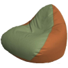 Кресло-мешок Flagman Relax P2.3-84 оливковый/оранжевый