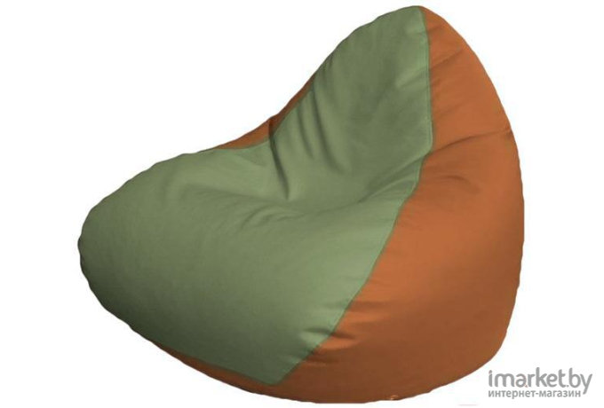 Кресло-мешок Flagman Relax P2.3-84 оливковый/оранжевый
