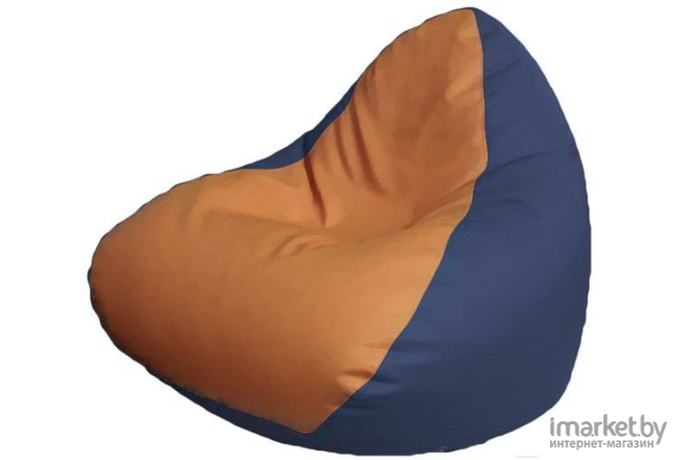 Кресло-мешок Flagman Relax P2.3-87 оранжевый/синий