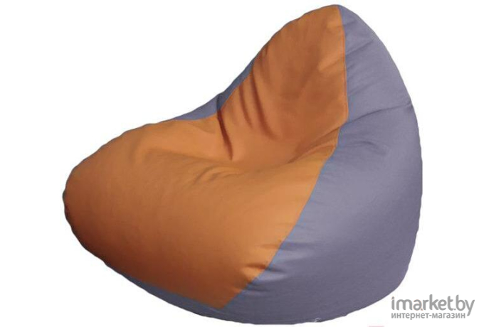 Кресло-мешок Flagman Relax P2.3-88 оранжевый/сиреневый