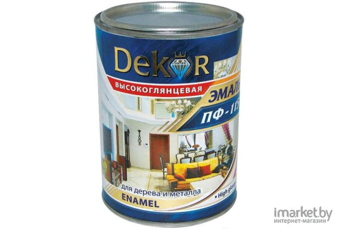 Краска Dekor ПФ-115 1.8кг шоколадный