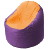 Кресло-мешок Flagman Bravo B1.1-38 фиолетовый/оранжевый