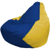 Кресло-мешок Flagman Груша Мега синий/желтый [Г3.1-128]