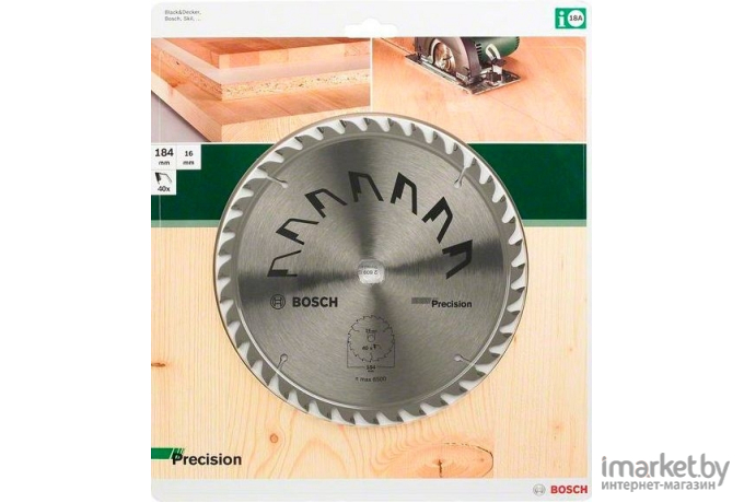 Диск пильный Bosch Precision D184 16 40 [2.609.256.864]