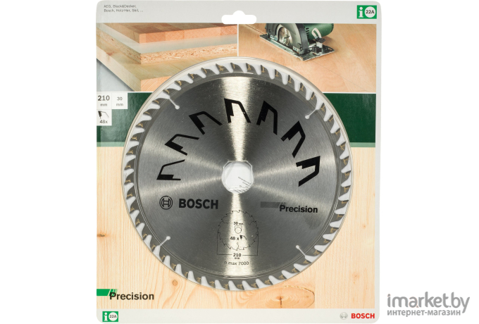 Диск пильный Bosch Precision D210 30 48 [2.609.256.873]