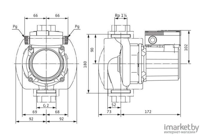 Циркуляционный насос Wilo TOP-S30/10 EM PN6/10 [2066132]