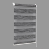 Рулонная штора Delfa Сантайм День-Ночь Натур МКД DN-4306 68x160 графит