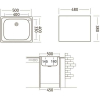 Кухонная мойка Ukinox CLM500.400-5С-С