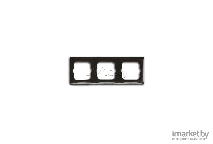 Рамка для выключателя ABB Basic 55 1725-0-1508 шато-черный