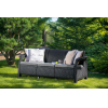 Садовый диван Keter Corfu II Max Love Seat графит