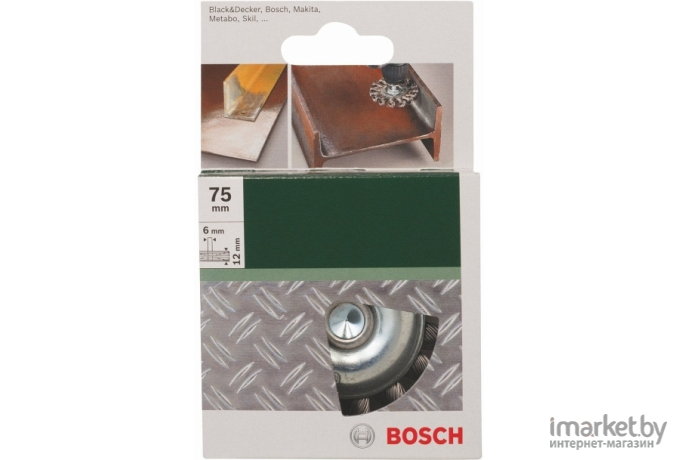  Bosch Щетка дисковая  0,5 75 6мм [2.609.256.533]