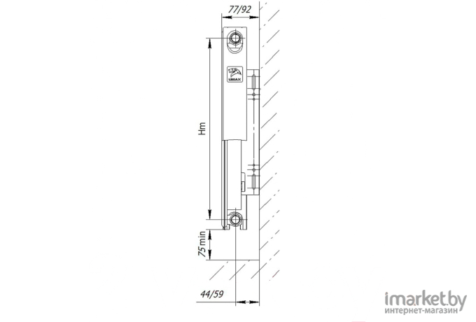 Радиатор отопления Лемакс Compact 11 500x1000