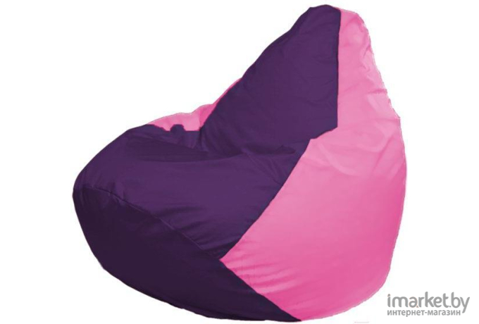 Кресло-мешок Flagman Груша Мега фиолетовый/розовый [Г3.1-32]