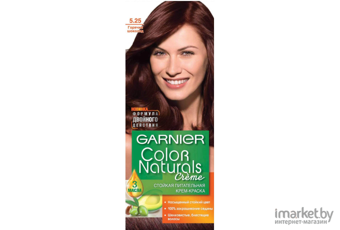 Краска для волос Garnier Color Naturals Creme 5.25 горячий шоколад