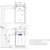Шкаф с зеркалом Акватон Бэлла белый/джара [1A221702BBAZ0]