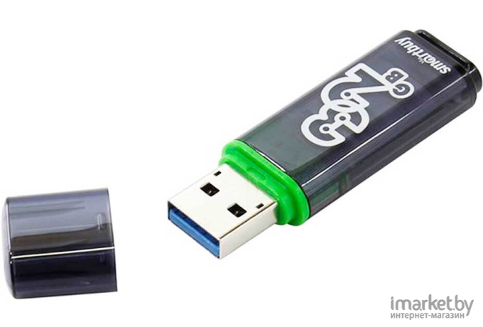 Usb flash Smart Buy Glossy 32GB Dark Grey [SB32GBGS-DG]