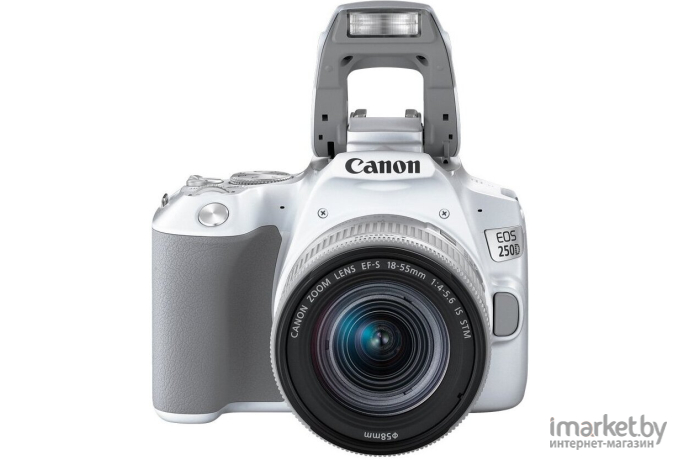 Фотоаппарат Canon EOS 250D Kit EF-S 18-55mm IS STM белый [3458C001]
