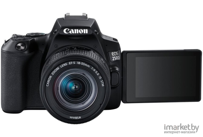 Фотоаппарат Canon EOS 250D Kit EF-S 18-55mm IS STM белый [3458C001]