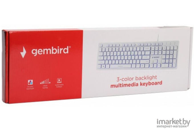 Клавиатура Gembird KB-UML3-01-W-RU