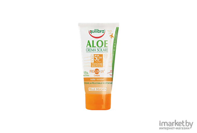 Крем солнцезащитный Equilibra Aloe с комплексом Prosun-UV SPF50+ 75мл