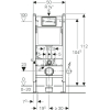 Инсталляция Geberit Duofix UP100 [111.153.00.1]