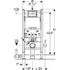 Инсталляция Geberit Duofix UP100 [111.153.00.1]