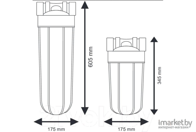 Корпус фильтра Aquafilter FH10B1-WB 10BB