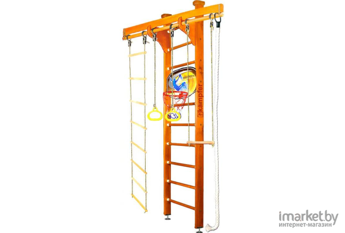 Детский спортивный комплекс Kampfer Wooden Ladder Ceiling Basketball Shield 3 м классический