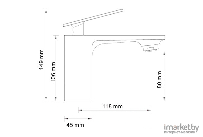 Смеситель Wasserkraft Alme 1503