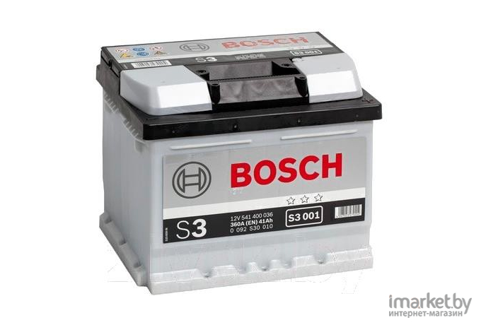 Аккумулятор Bosch S3 001 541400036  (41 А/ч) [0092S30010]