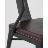 Стул Stool Group Tolix Arms Soft черный матовый [LF718H MATTE BLACK 3474+PU7005]