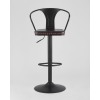 Стул Stool Group Tolix Arms Soft черный матовый [F2535L MATTE BLACK 3474+PU7005]