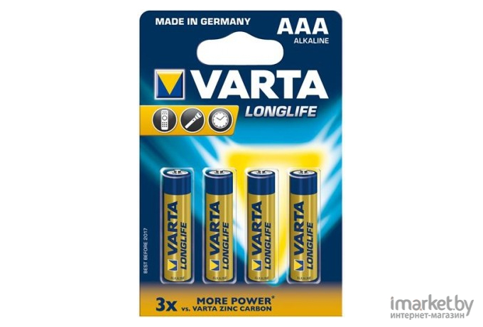 Зарядное Varta Longlife AAA Bli 4 CIS